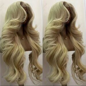 Pre Plucked LACE FRONT Blonde Wig High Quality 
200% Density